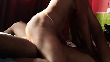 Husband's Friend Fucks Me Hard In Panties While He Works – Hope He Doesn't Find Out!