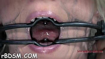 Blonde DARLING MASTURBATES WITH DILDO