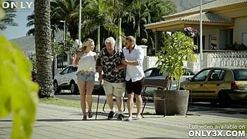 Voluptuous blonde Mary Monroe has awesome sex with rich guy!