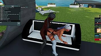 Addicted to cock, she gets fast anal fuck!