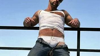 muscle trainer cums hard