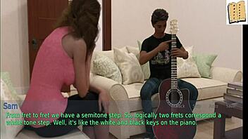 wife and stepmother play erotic games together