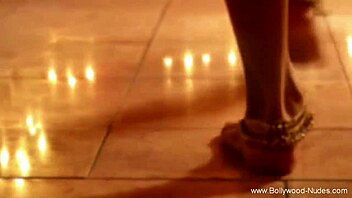 taking her time with artistic style and showing moment in nude dancing and teasing