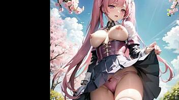 Ai Illustration Of Big Tits Hentai Babe!