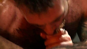 muscle trainer cums hard