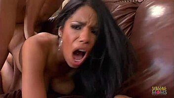 Latina Rides Cock On Couch After Pool Sunbathing