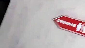 College Girl Teases in Garage, Gets Her Ass Worshiped by Older Man While on Phone