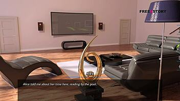 Alex Watches Jena Taking Shower In Dreams Of Desire!