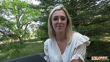 Yo, Alrox, young French blonde slut getting slammed hard and loving it! 😍