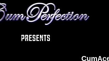 Wicked Stunner Receives Cum Swapping Facial and Swallows Jizz in POV Blowbang