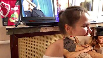 marycandy catches a guy watching porn and decides to make a better video