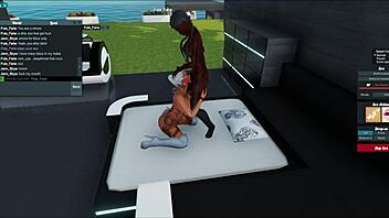 Addicted to cock, she gets fast anal fuck!