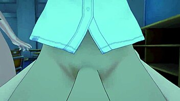 Intriguing encounter between the knocking woman and the boy