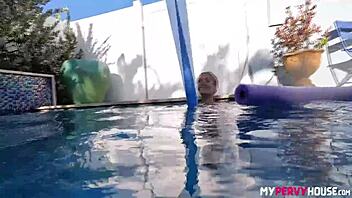 Trespassing SKINNY DIPPIN SEX with stepsis JC Wilds