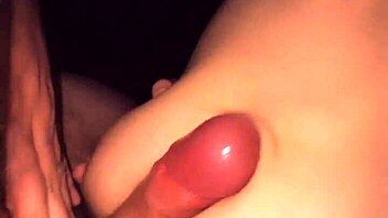 old man fucks young beauty and cums on tits