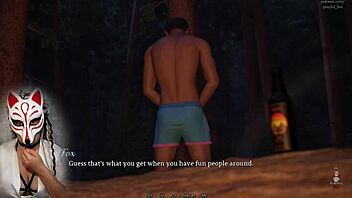 Cartoon college game features outdoor sex scenes