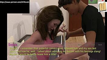 wife and stepmother play erotic games together