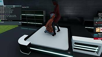 Addicted to cock, she gets fast anal fuck!