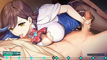 train your hero in genshin impact with some fapping action