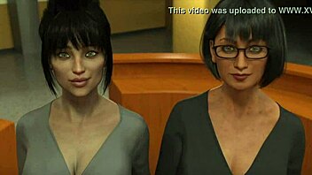 Elizabeth's huge tits and tight ass get wild in this cartoon porn