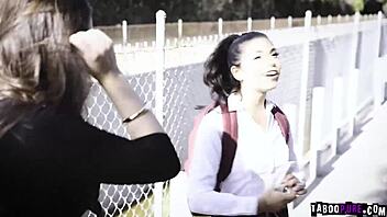 casey calvert licks gina valentina's pussy in a hardcore threesome