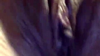 Latina with big ass intensely masturbates her sexy pussy in mature solo session.