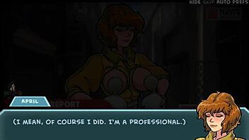 Brunette hentai babe lactates milk during orgasm in game