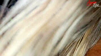 stepmom begged for cum on her sexy panties in bedroom close-up scene