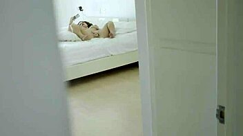 i serviced stepbros cock with my curvy brunette body, getting cum on tits in doggystyle