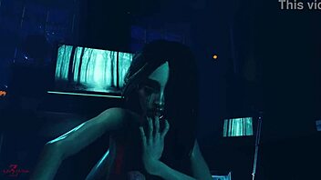 sadako from the ring likes you in this 3d porn scene