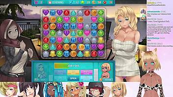 vtuber lewdneko plays huniepop double date