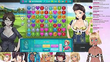 vtuber lewdneko plays huniepop double date