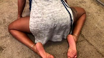 Girl Twerking Under Her Skirt Showing Panties.