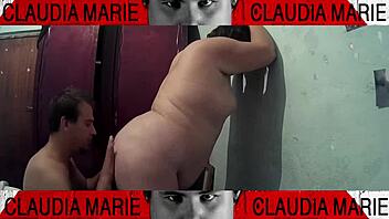 Couple Enjoys Intimate Licking Between Curvy Woman's Thighs