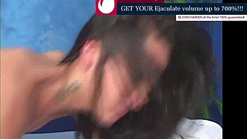 I gave this brunette a massage and it went right on to sex, part 2.