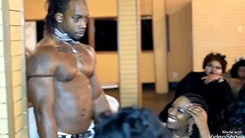 male strippers prove they're not gay in shows