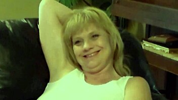 Blonde Dancer Pleasures Man, Woman, And Herself!