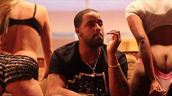 horny girl rides big cock with big tits and ass in group