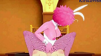 Mina Ashido And Momo Yaoyorozu Bunny Girl Intense Sex With Izuku Midoriya