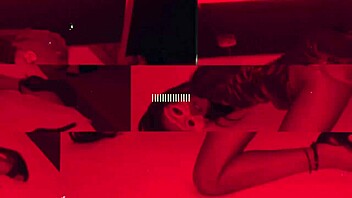 magrinha gets double penetrated on balcony