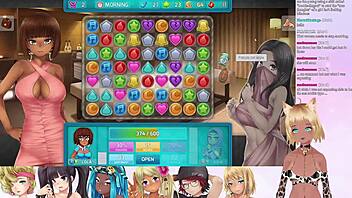 vtuber lewdneko plays huniepop double date