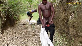 Soft kind fucksy and patricia get horny and fuck outdoors casually