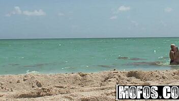 beach teen britney brooks craves cock - mofos