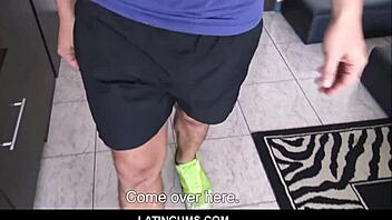 Latincums com - twink latin boy & three strangers from app have orgy for cash