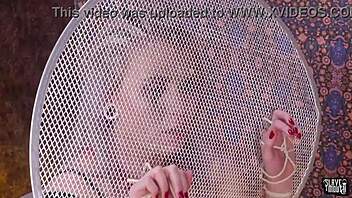 Teen chick endures rough bondage and deepthroat humiliation