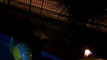 risky public pool threesome with stepsis