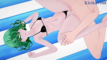 Tatsumaki and Captain Mizuki in Wild 3D Hentai Sex Scene
