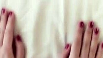 Blonde teen orgasms in halloween orgy!