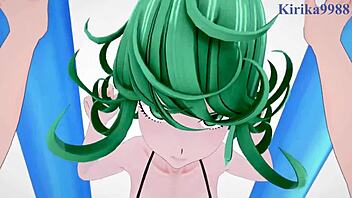 Tatsumaki and Captain Mizuki in Wild 3D Hentai Sex Scene