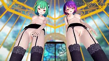 hololive uruha rushia tocoyami towa jaipur dance mmd